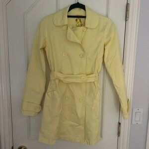 Tulle button front jacket